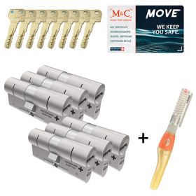 M&C Move SKG3 - 6 cilinders met 8 sleutels